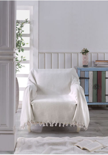 SteweHome SteweHome Decken & Couchdecken Sesselüberwurf Strickware 160x160cm Ecru