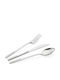 SteweHome Cutlery Set Stainless Steel White 3 Pieces
