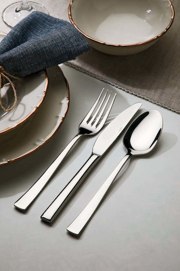 SteweHome Cutlery Set Stainless Steel Beige 18 Pieces
