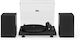 Crosley C62 Pick-Up Cu Transmisie Cu Curea Și Preamp Încorporat Cu Difuzoare Negru