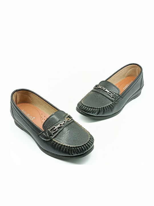 Stilo Bello Women's Loafers in Black Color