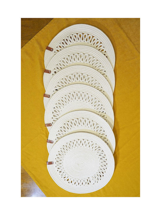 SteweHome Σουπλά Ψάθινο Μωβ 100x35cm 6τμχ SteweHome Σουπλά Ψάθινο Μωβ 100x35cm 6τμχ