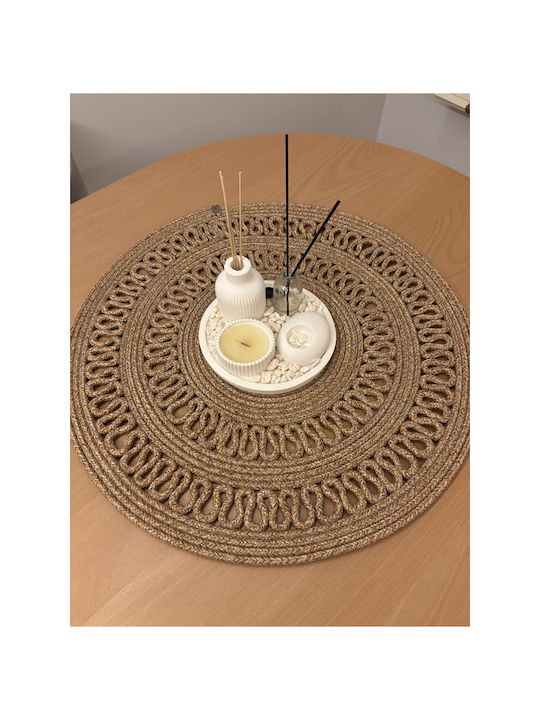 SteweHome Tischsets Rund Korbweide 60cm