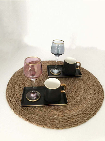 SteweHome Σουπλά Στρογγυλό Ψάθινο Λευκό 220cm 6τμχ SteweHome Σουπλά Στρογγυλό Ψάθινο Λευκό 220cm 6τμχ