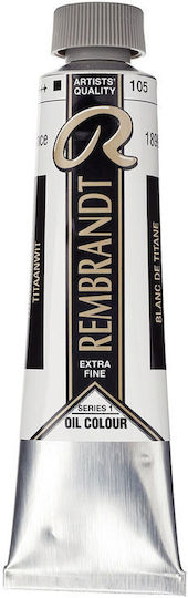 Royal Talens Rembrandt Λαδομπογιά 105 Titanium White 40ml
