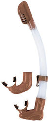Xdive Silicone Snorkel Duo Transparent Brown 62125