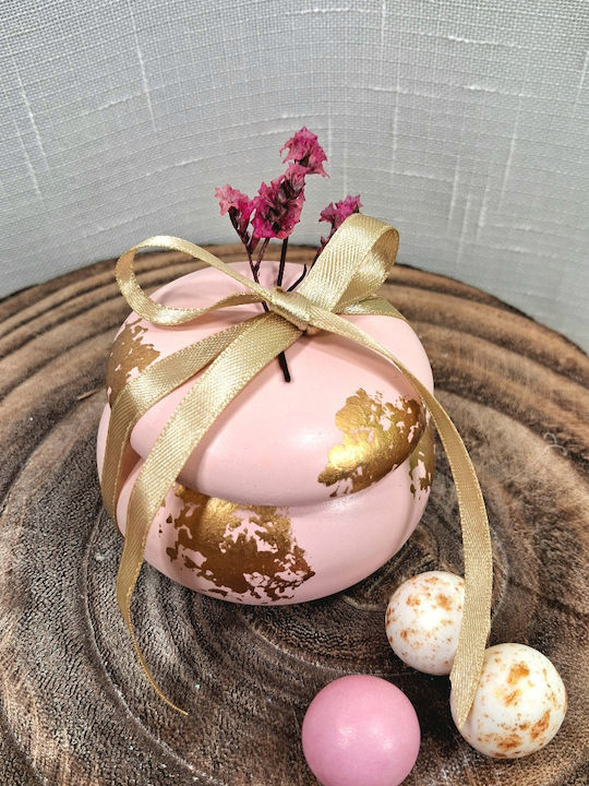 Wedding Favor Macaron Pink Ribbon Dried Flower