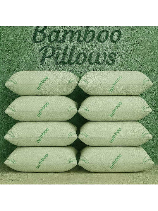 SteweHome Bamboo Bed Pillow Cotton 50x70cm 8 Pieces