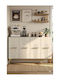 Bufet Din Lemn Multicolor 120x32x75cm