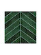 Plastic Tile Stickers Set 2 Pieces A-s Caro Green 218532b 30x30 Plastic