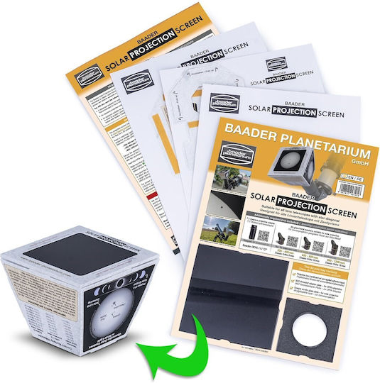 Οθόνη Προβολής Παρατήρηση Του Ήλιου Baader Solar Projection Screen Bsps Τηλεσκόπιο 2420400