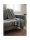 SteweHome Armchair Knitted Throw Black