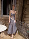 Maxi Dress for Wedding - Christening Blue Phasedress