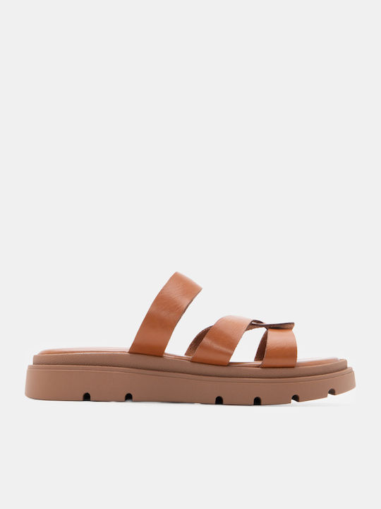 Γυναικεία Σανδάλια Flatforms Καφέ