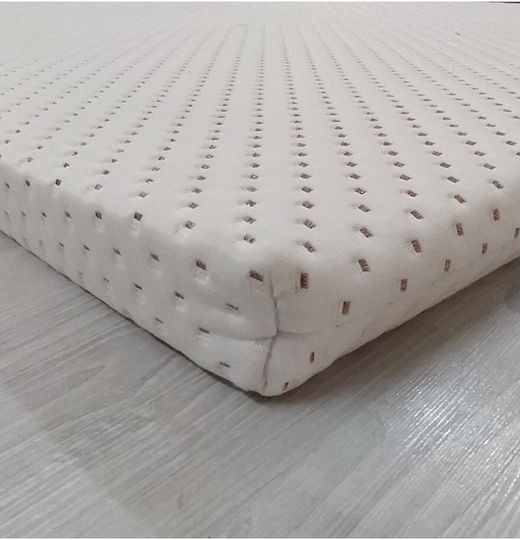 SteweHome Топ Матрак Еднолицев Пяна с Подвижен Калъф 100x190x10см