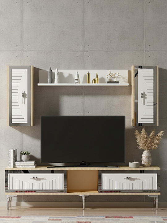 Gold TV Stand L150xD30xH41cm