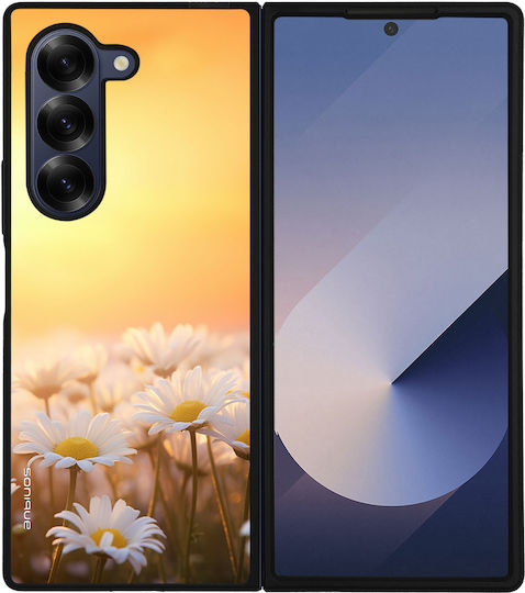 Sonique Sunset In Eden Series Samsung Galaxy Z Fold 6 Golden Daisy Case