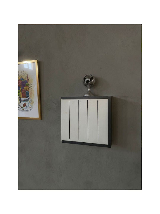 Ντουλάπι Τοίχου Μαύρο 35x11x11εκ.