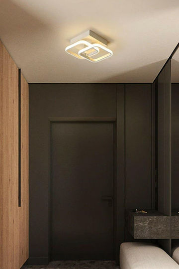 SteweHome Deckenleuchte montieren 33cm Weiß mit integrierter LED