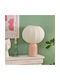 Tobie Metal Table Lamp for E27 Fitting with Pink Shade and Base