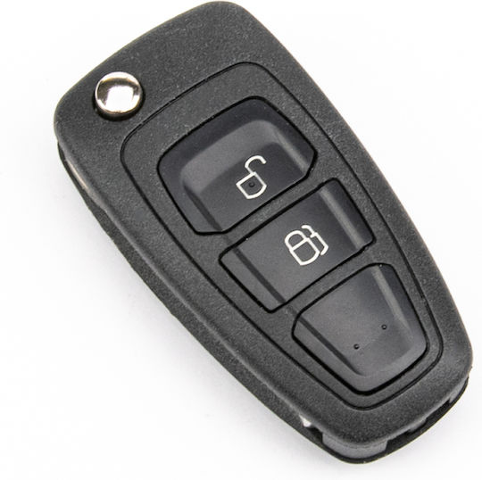 Telecomandă Cheie Auto Ford Focus Fiesta C-Max Galaxy 2 Butoane Hu101