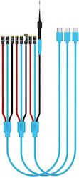 MaAnt Stromversorgung Boot Testkabel Iphone 6 bis 16 Pro Max Modell Kj-04 Flexibles Blau MaAnt Stromversorgung Boot Testkabel Iphone 6 bis 16 Pro Max Modell Kj-04 Flexibles Blau