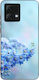 Sonique Blue Silicone Back Cover (Moto G84)