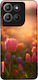 Sonique Silicone Back Cover Multicolour for Mot...