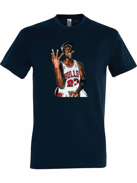 T-shirt Унисекс Michael Jordan Cigar Poster Bas...