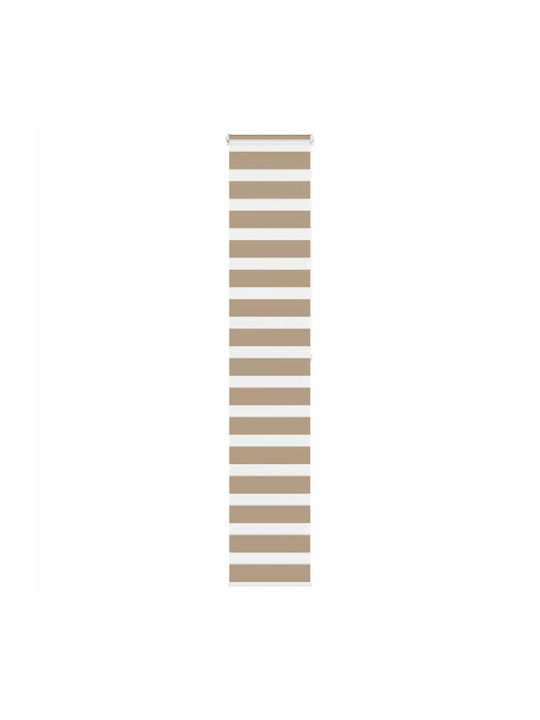 vidaXL Roller Blinds Partial Blackout Brown W45xH200cm 4014562