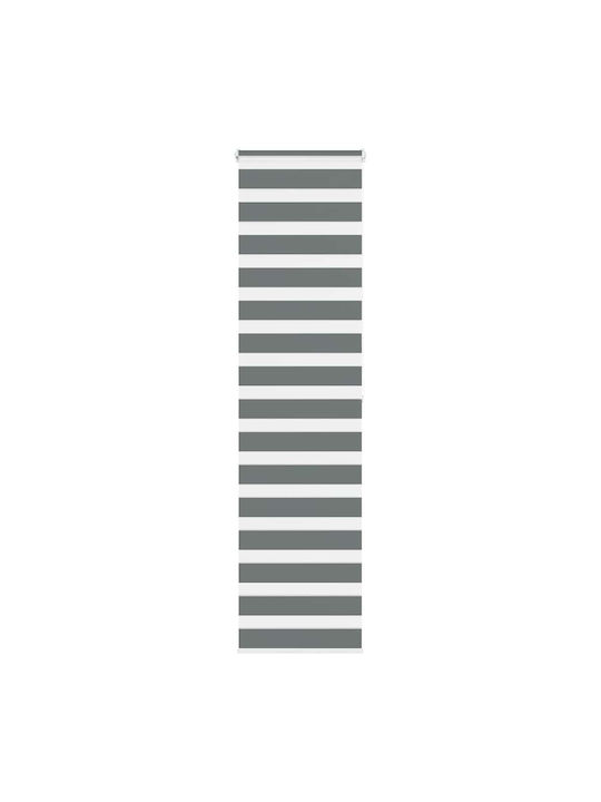 vidaXL Roller Blinds Partial Blackout Gray W55xH200cm 4014148