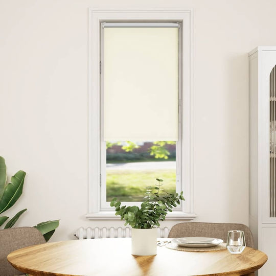 vidaXL Roller Blinds Total Blackout Ecru W45xH130cm 4011611