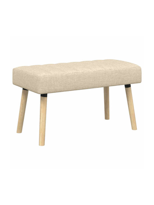Ess- und Küchenstühle mit Stoffbezug Beige 80x40x46cm