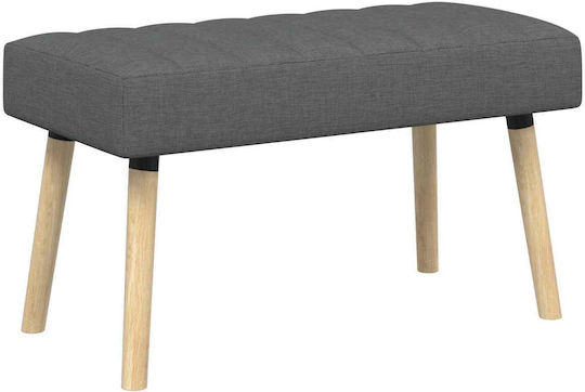 Ess- und Küchenstühle mit Stoffbezug Dunkelgrau 80x40x46cm