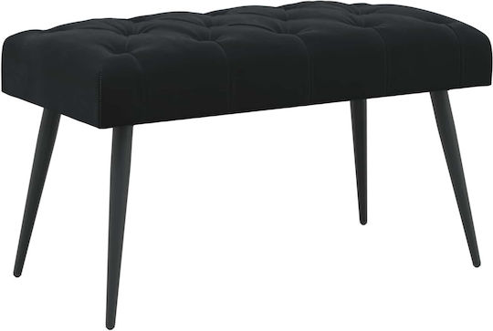 Ess- und Küchenstühle Samt Schwarz 80x40x46cm