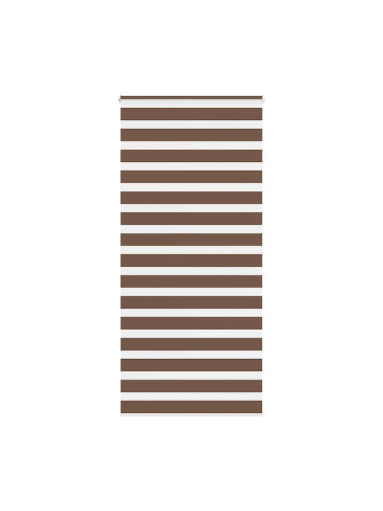 vidaXL Partial Blackout Roller Blinds Brown W100xH200cm 4014365
