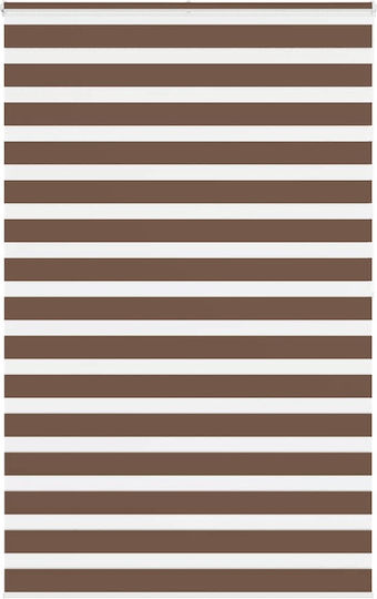 vidaXL Partial Blackout Roller Blinds Brown W150xH200cm 4014375