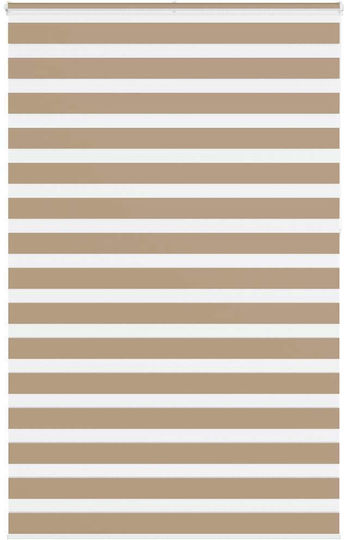 vidaXL Roller Blinds Partial Blackout Brown W145xH230cm 4014608