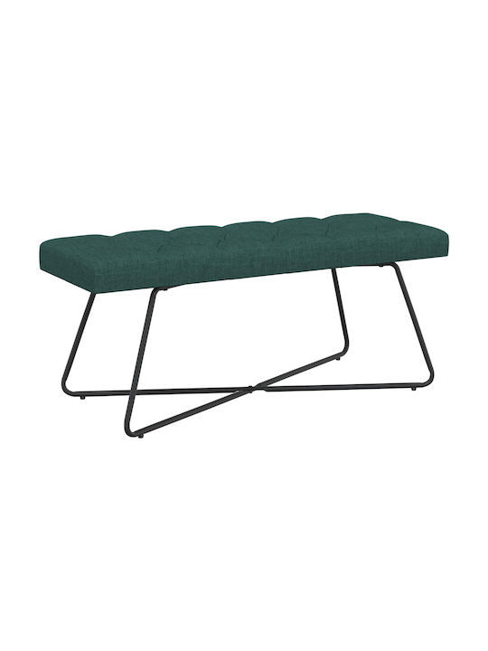 Bancă De Bucătărie Cu Suprafață Din Lemn Verde Închis 110x40x46cm