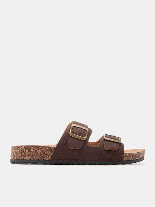 Luigi Дамски Сандали Flatforms Кафяви