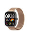 Μεταλλικό Λουράκι Μαγνητικό Κλείσιμο Redmi Watch 6 Rose Gold