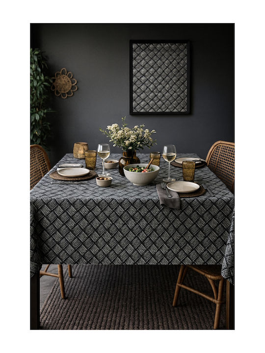 SteweHome Stain Resistant Tablecloth 3D Print 80x80cm