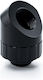 Bitspower Artemis 45 Grad Fitting Redatable Swivel Matt Black Bpm-at45r-mb