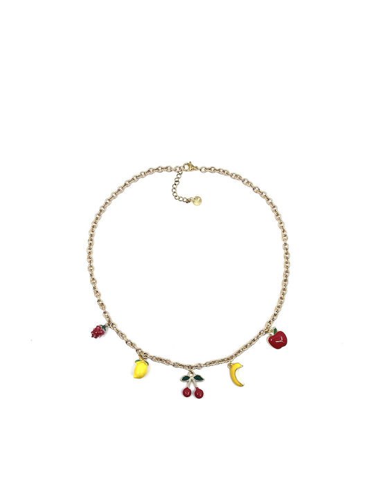 Dorian Gray Necklace From Gold Plated Steel