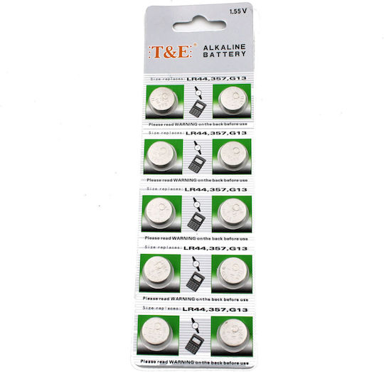 Baterii Alkaline Pentru Ceasuri LR48 1.55V 10 Bucăți