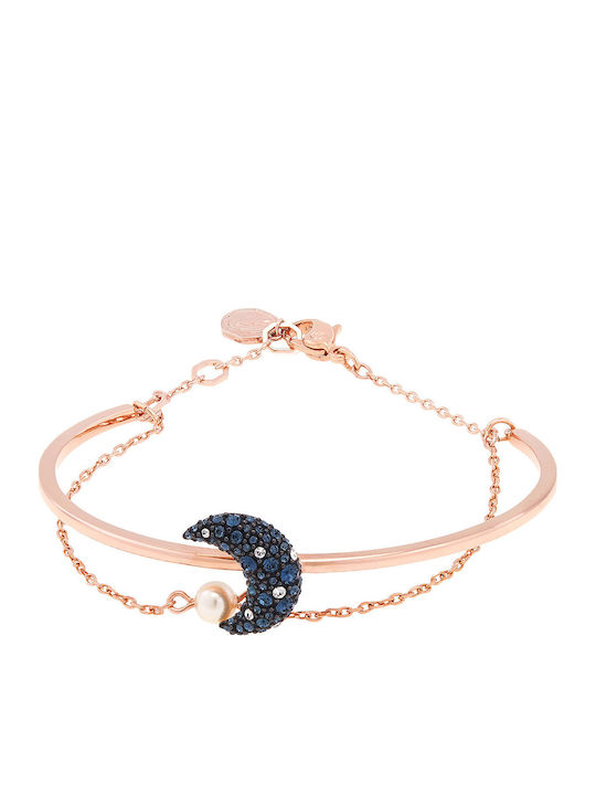 Swarovski Γυναικείο Βραχιόλι από Ανοξείδωτο Ατσάλι Επιχρυσωμένο 18.6cm