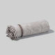 White Fabric Πετσέτα Θαλάσσης Βαμβακερή Γκρι 80x150εκ.