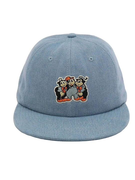 Dudes Dad Cap Silly Dudes Light Blue Denim Unisex 100921104
