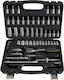 Heinner Ratschen- und Steckschlüssel-Set 1/4" 52 Stück