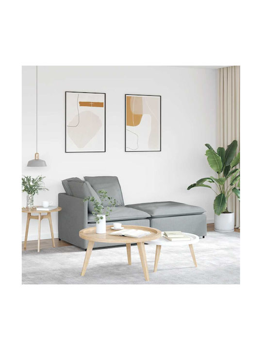 Canapea Cu Două Locuri Gri Deschis 200x100x64cm